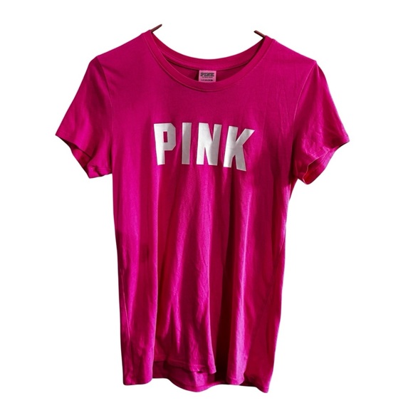 Victoria’s Secret PINK VS Y2K short sleeve Tee T-Shirt casual graphic Sz Small - Picture 2 of 4